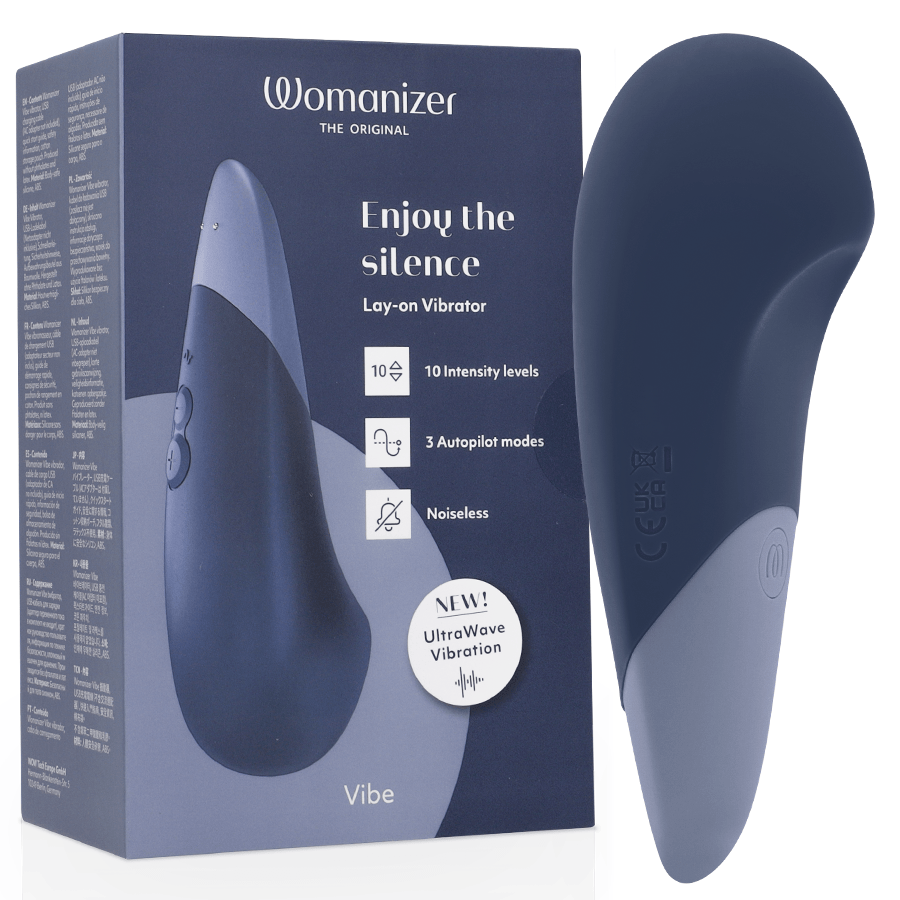 Vibe Auflegevibrator Dunkelblau 17,1 x 5,4 cm