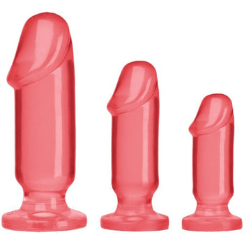 Crystal Jellies Analplug Anal Startpaket - Pink