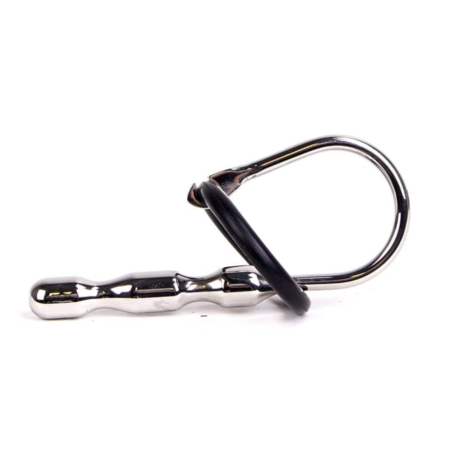 Gerillter Analdildo aus Silikon, 14,5 cm