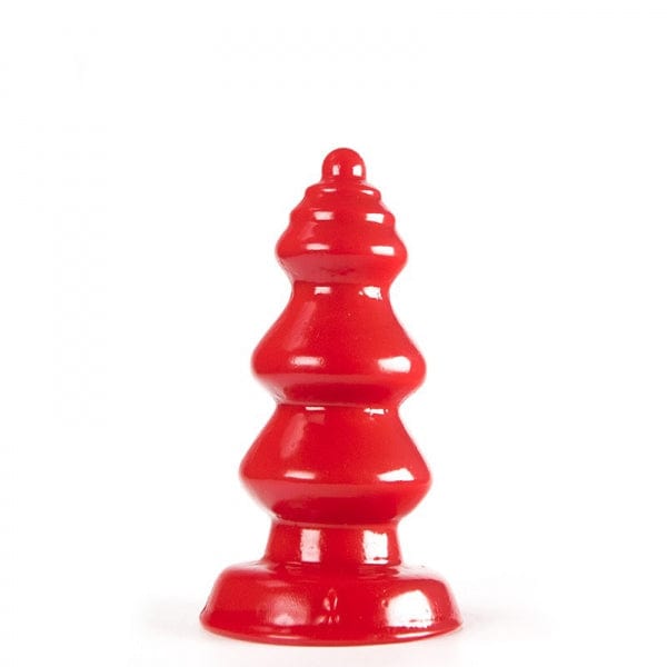 Analplug Tannebaum rot 11 x 5 cm