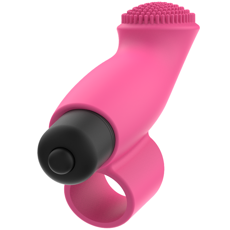 Fingervibrator Ohmama mit Noppenfeld Rosa 4,3 cm
