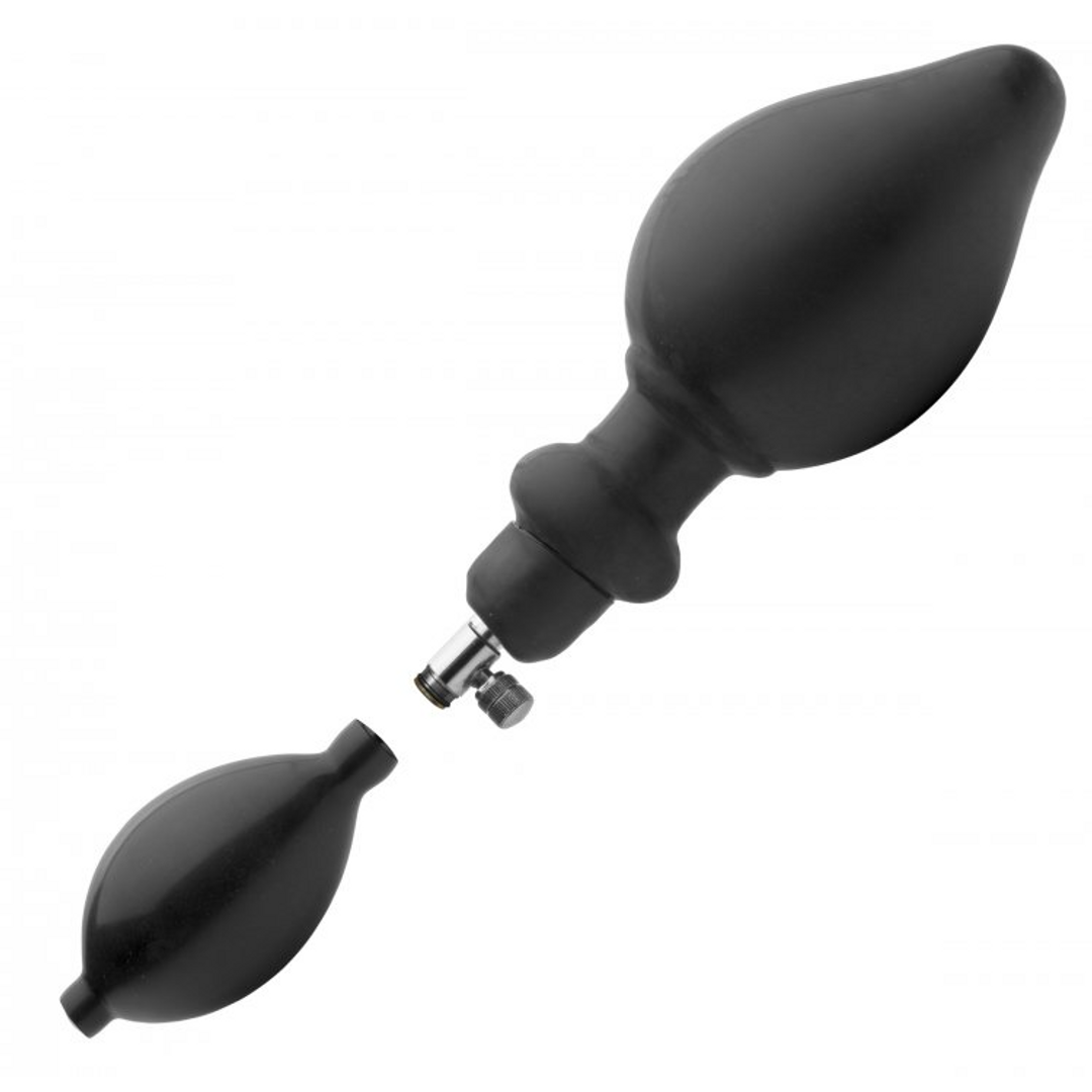 Analplug Master Series Expander Aufblasbar mit Pumpe Schwarz 35 cm
