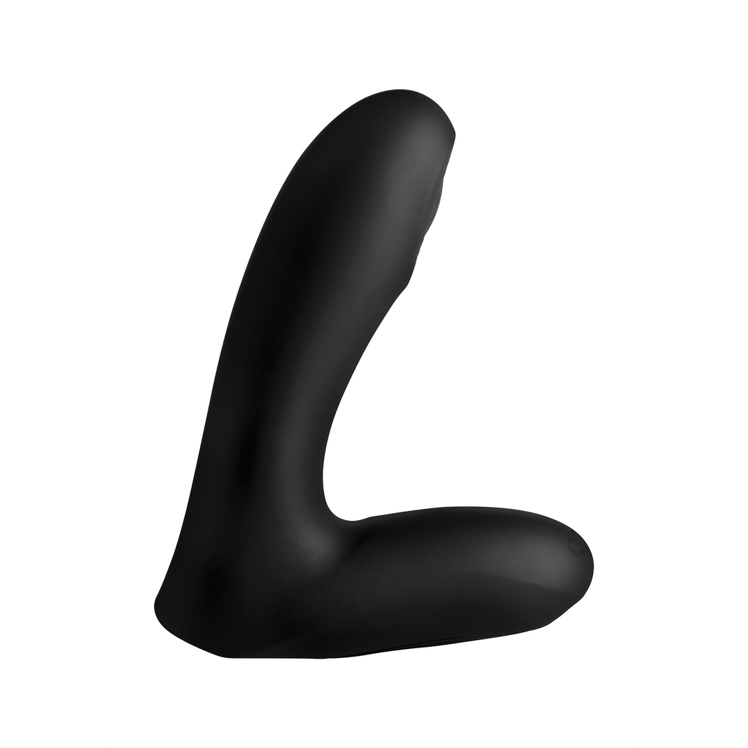 Prostata-Stimulator Alpha-Pro P-Tap klopfend mit zwölf Stufen Silikon Schwarz 9,3 cm