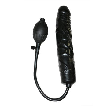 Trinity Vibes Riesendildo Aufblasbarer Dildo in Schwarz