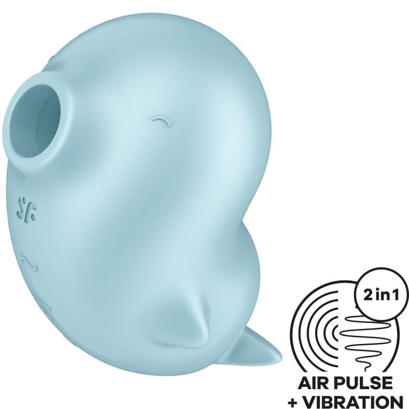 Vibrator Sassy Seal Air Pulse Blau