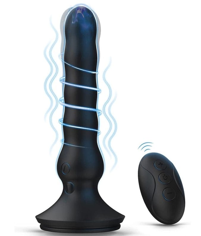 Big Dildo mit Standfuß - braun