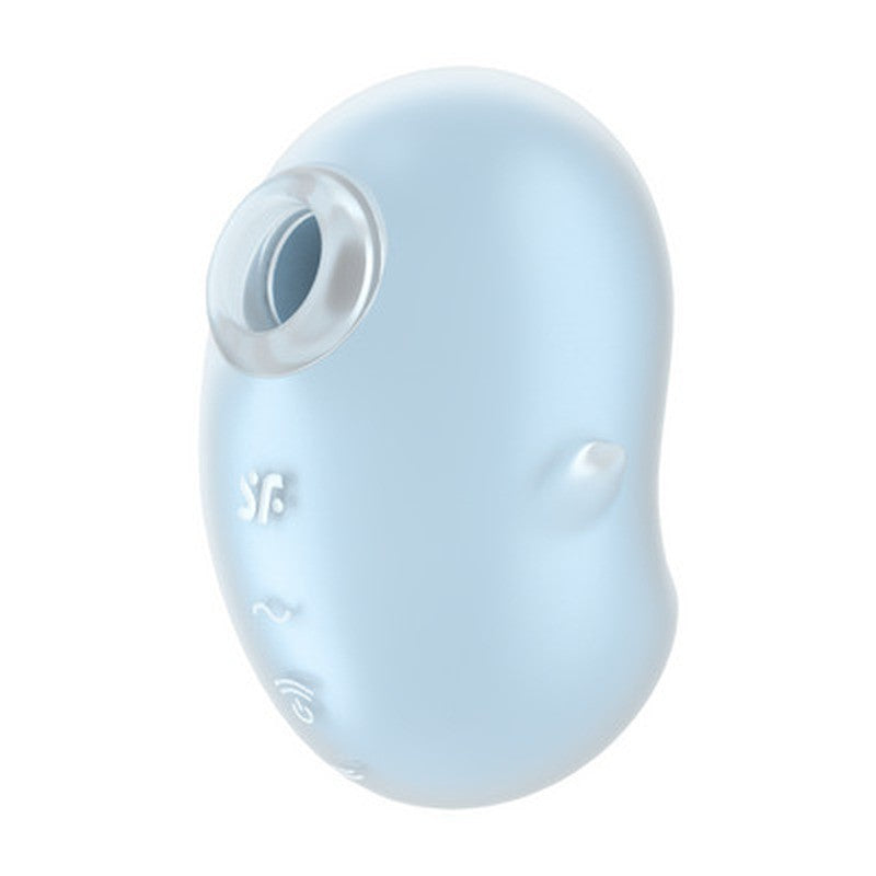 Auflegevibrator Satisfyer Cutie Ghost mit Luftdruck Blau 6 cm