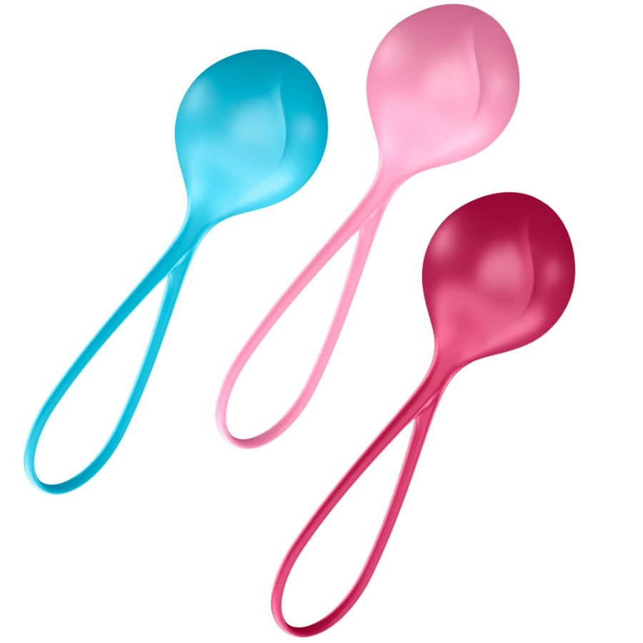Liebeskugeln Satisfyer Balls Trainingsset drei Stück