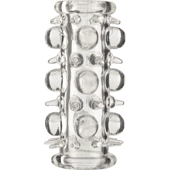 Penishülle mit Noppen Transparent