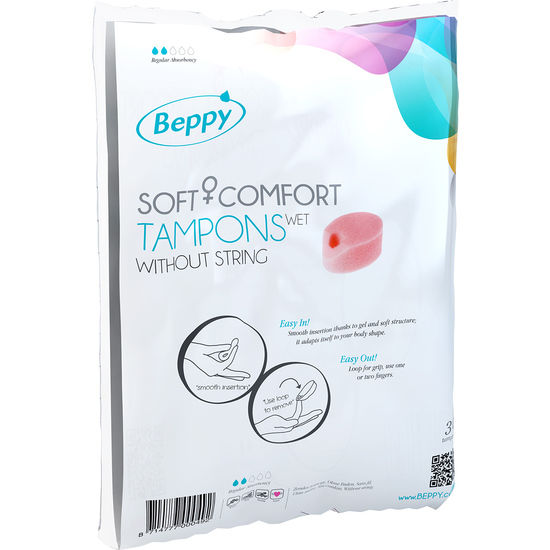 Tampons Beppy Soft + Comfort Wet ohne Faden 30 St.
