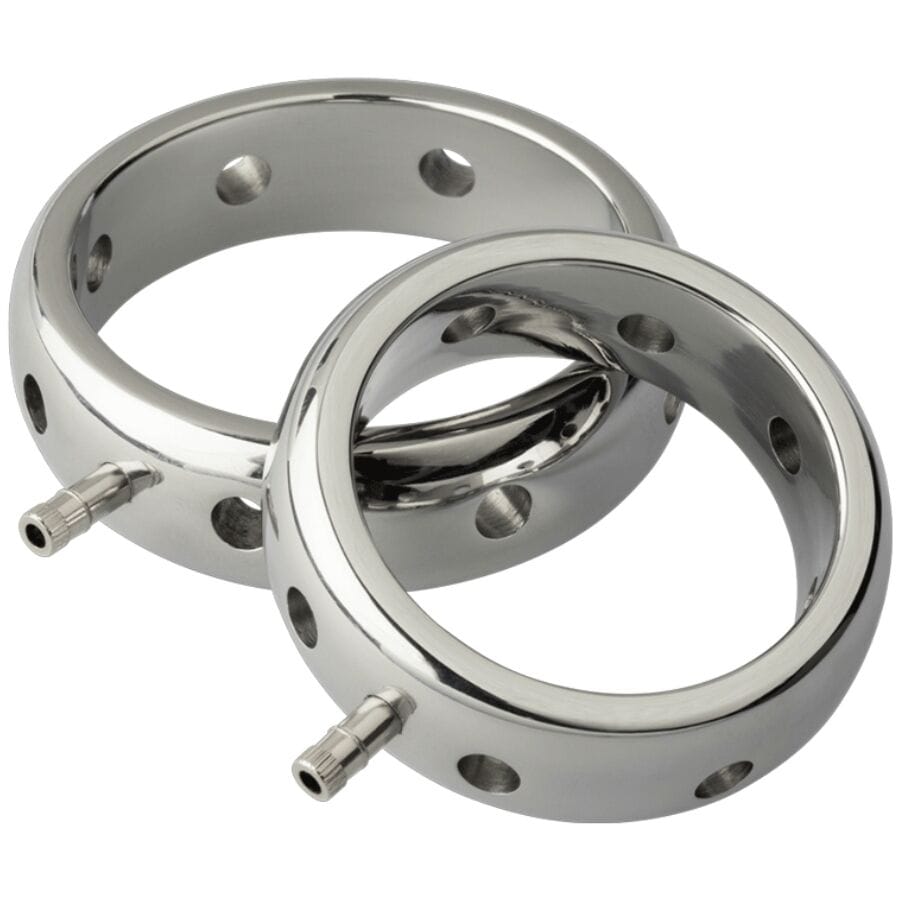Penisring Prestige Elektro aus Metall Silber Ø 3,4 cm