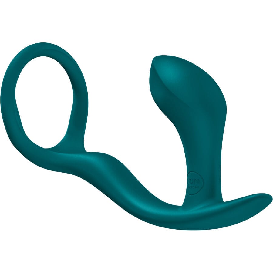 Analplug Bootie Ring Stop Flaschengrün 14,7 x 2,8 cm