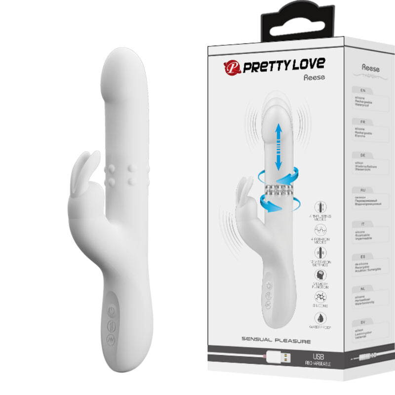 Vibrator Reese mit Rotation Silber