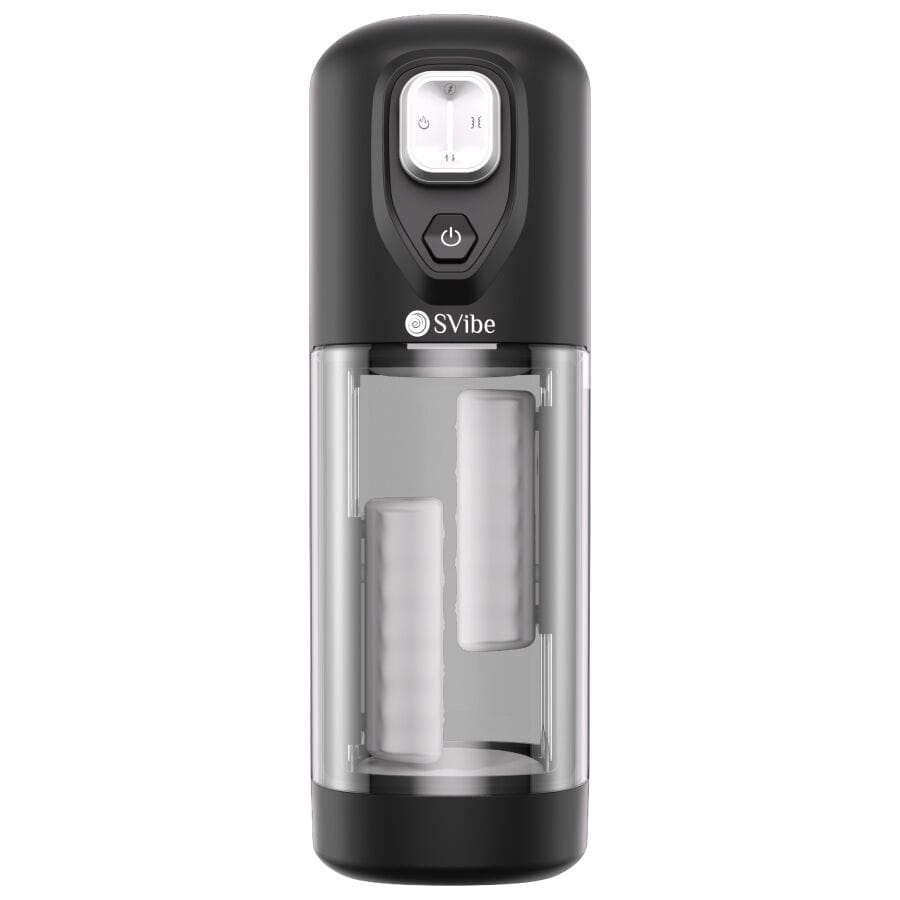 Masturbator Ikon Volt mit Reibungseffekt Schwarz 15,6 cm