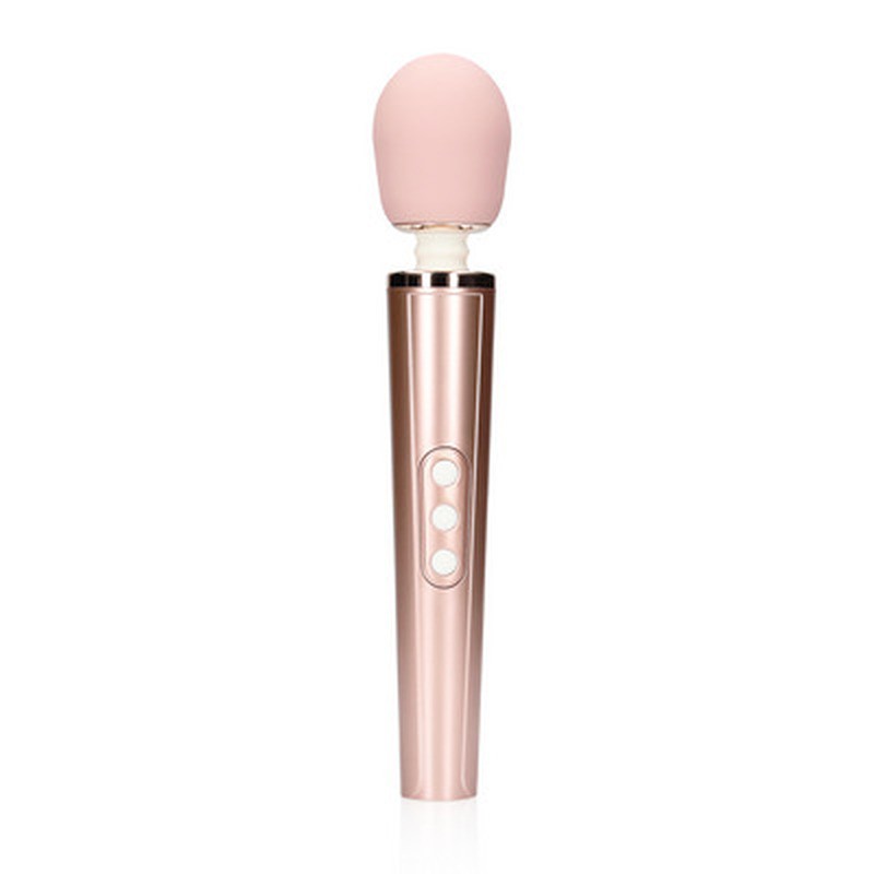 Massagestab mit Metallic-Griff Rosé Ø 4,5 cm am Kopf