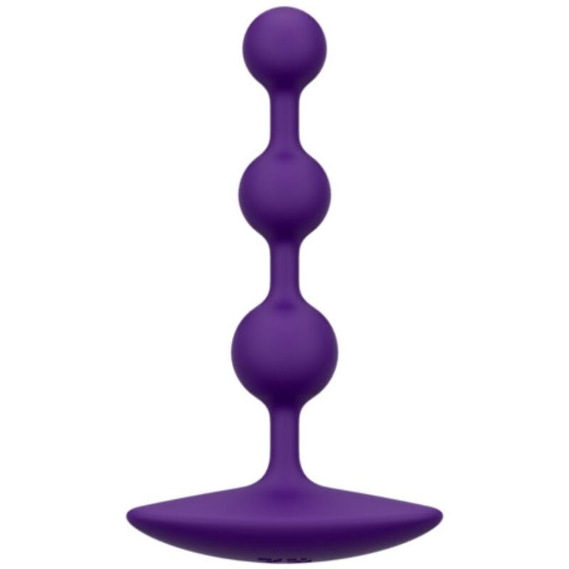Analkette Amp Lila Flexible Silikon-Analkapseln Lila 13,5 x 2,6 cm