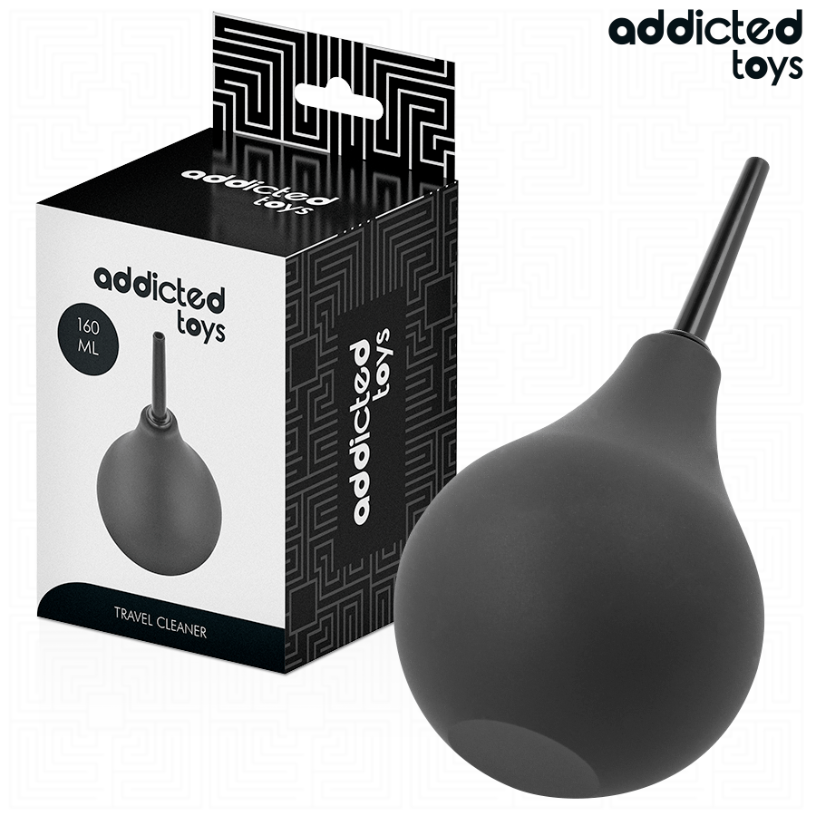 Analdusche Größe M Schwarz 160 ml 13,5 x 6,9 cm