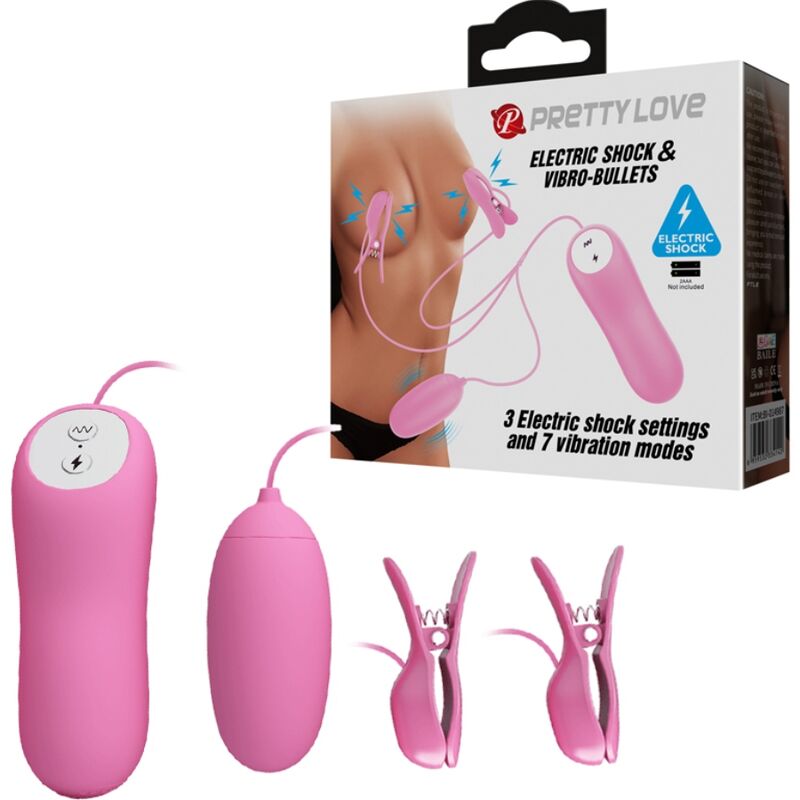 Vibrator Pinzette mit Vibration und Rosa Elektroschock