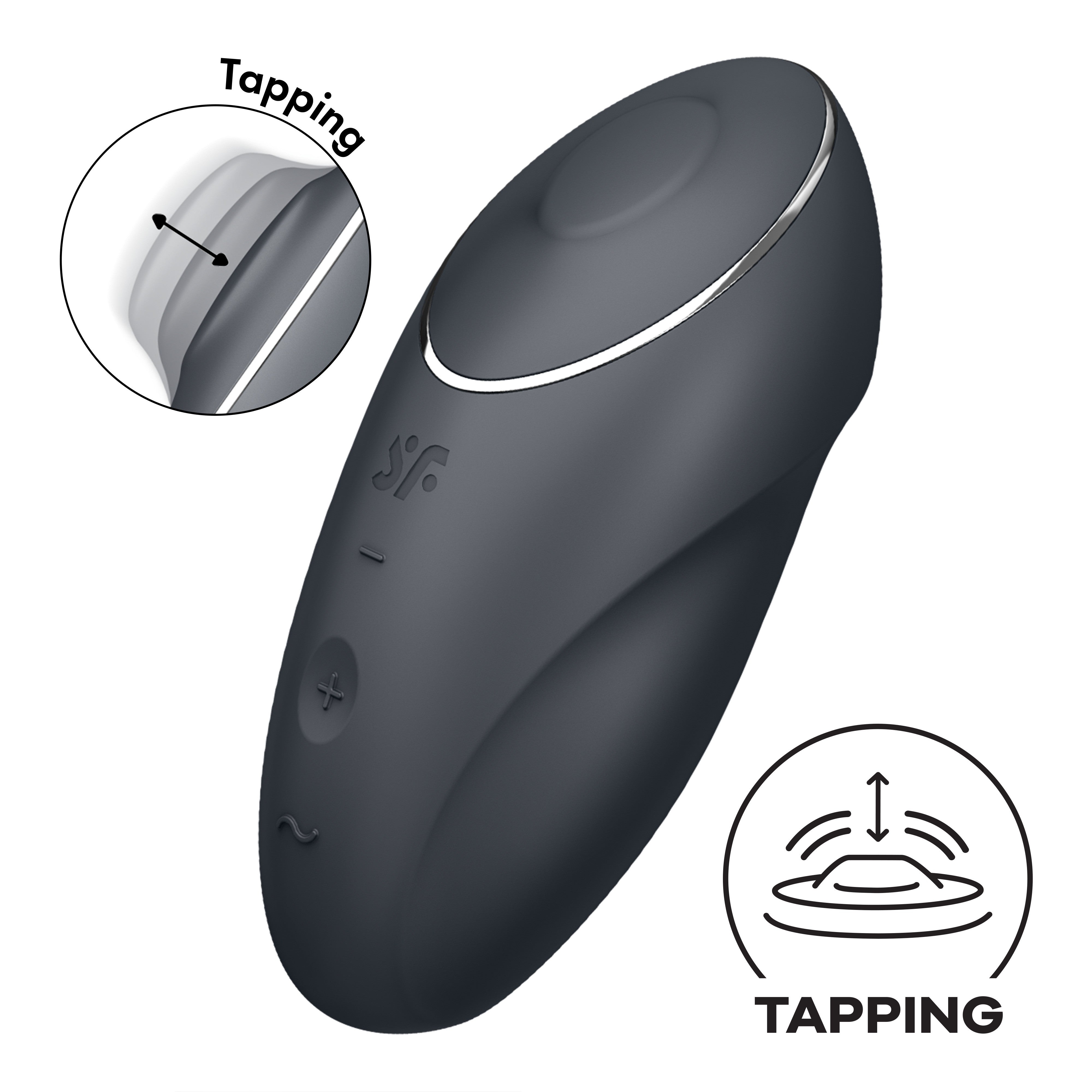 Auflegevibrator Tap & Climax 1 Grau
