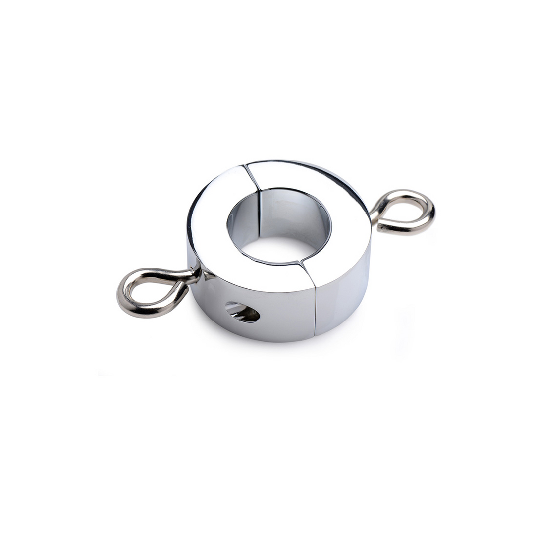 Hodenring Master Series Ball Trap Ballstretcher Aluminium Silber 11,1 x Ø 6 cm
