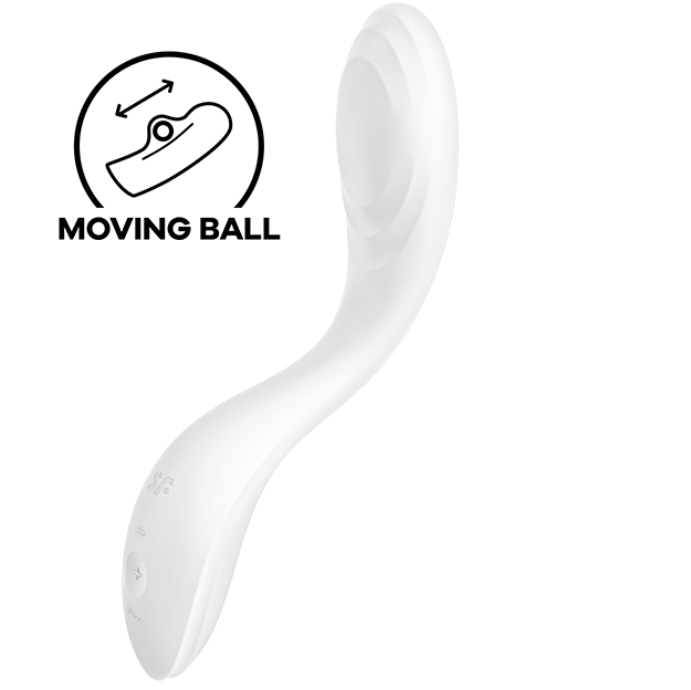 G-Punkt-Vibrator Rrrolling Pleasure Weiß