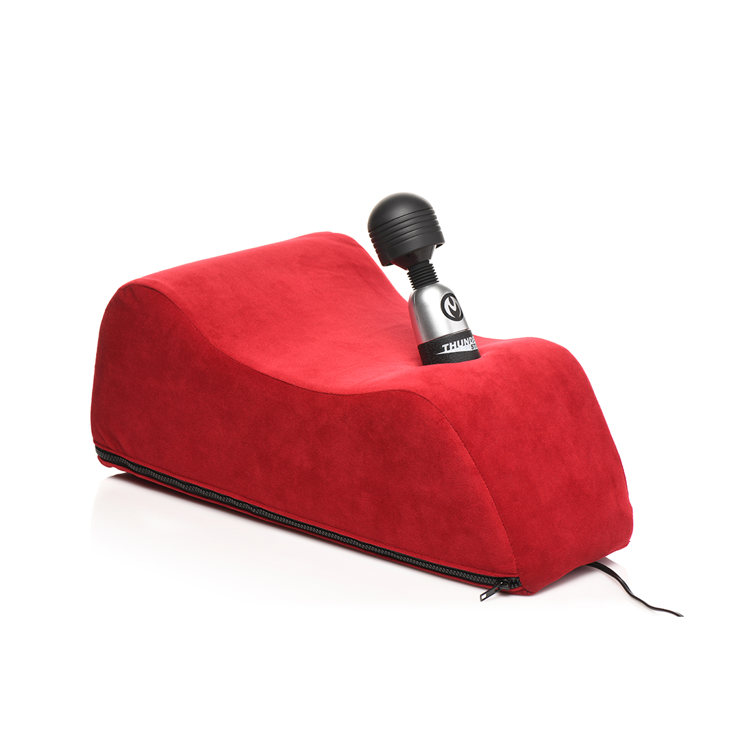 Liebeskissen Bedroom Bliss Deluxe Wand Saddle mit Halterung Nylon Rot 50,8 x 20,3 cm