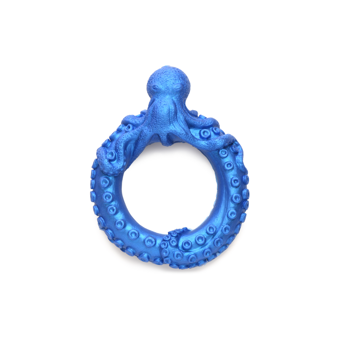Penisring Creature Cocks Poseidons Octo-Ring Oktopus Silikon Blau 6,5 cm