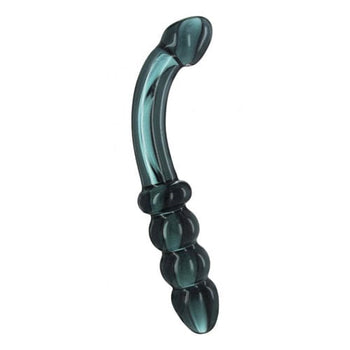 Prisms Erotic Glass Glasdildo Hamsa G-Punkt/Prostata-Dildo - Smoky Jade