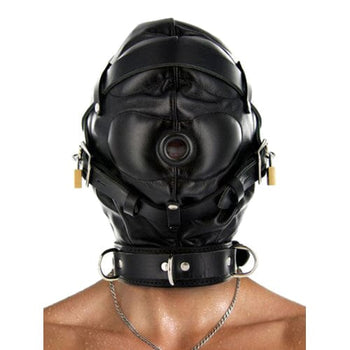 Strict Leather SM Maske Strenge Lederhaube für Sinnesentzug