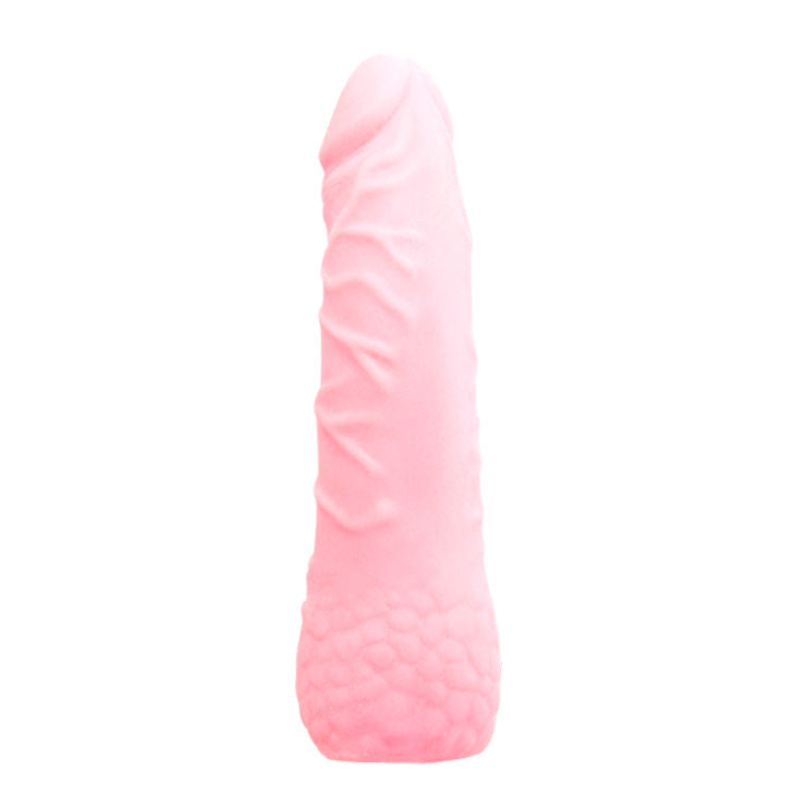 Axcroo 3 Größen Silikon Penismanschetten Dicker Penis Sleeve mit Hodenring Realistischer Hund Knoten Dildo Tier Dog Penishülle Extender Erweiterung Hülle Penisverlängerung Sex Spielzeug Für Männer (M)