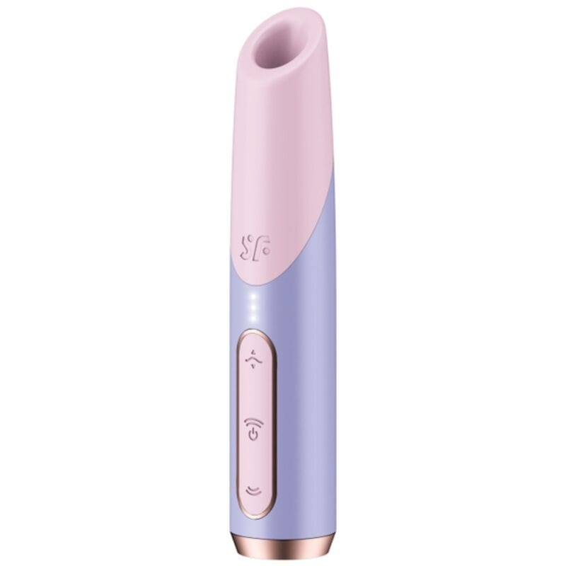 Auflegevibrator Bold Kiss Wave Klitoris-Stimulator Rosa / Violett