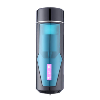 Hismith Masturbator Cup mit 9 Frequenz Vibration für Hismith Premium Sex Machine mit KlicLok System, 2 in 1 Build-in Stöhnfunktion