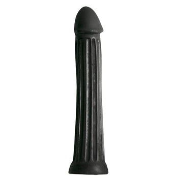 All Black Riesendildo XXL Dildo 31,5 cm in Schwarz