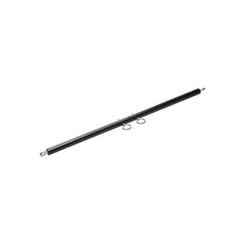 Master Series Fußfessel Verstellbare Spreizstange aus Stahl in Schwarz