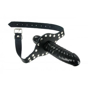 Strict Leather Knebel Dildo-Mundstück mit Gurt