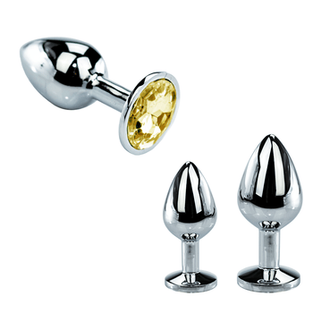 marielove Analplug Gelb S,M,L