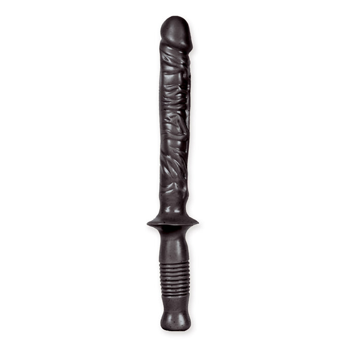 Manhandler Dildo mit Griff schwarz 37 x 3,5 cm