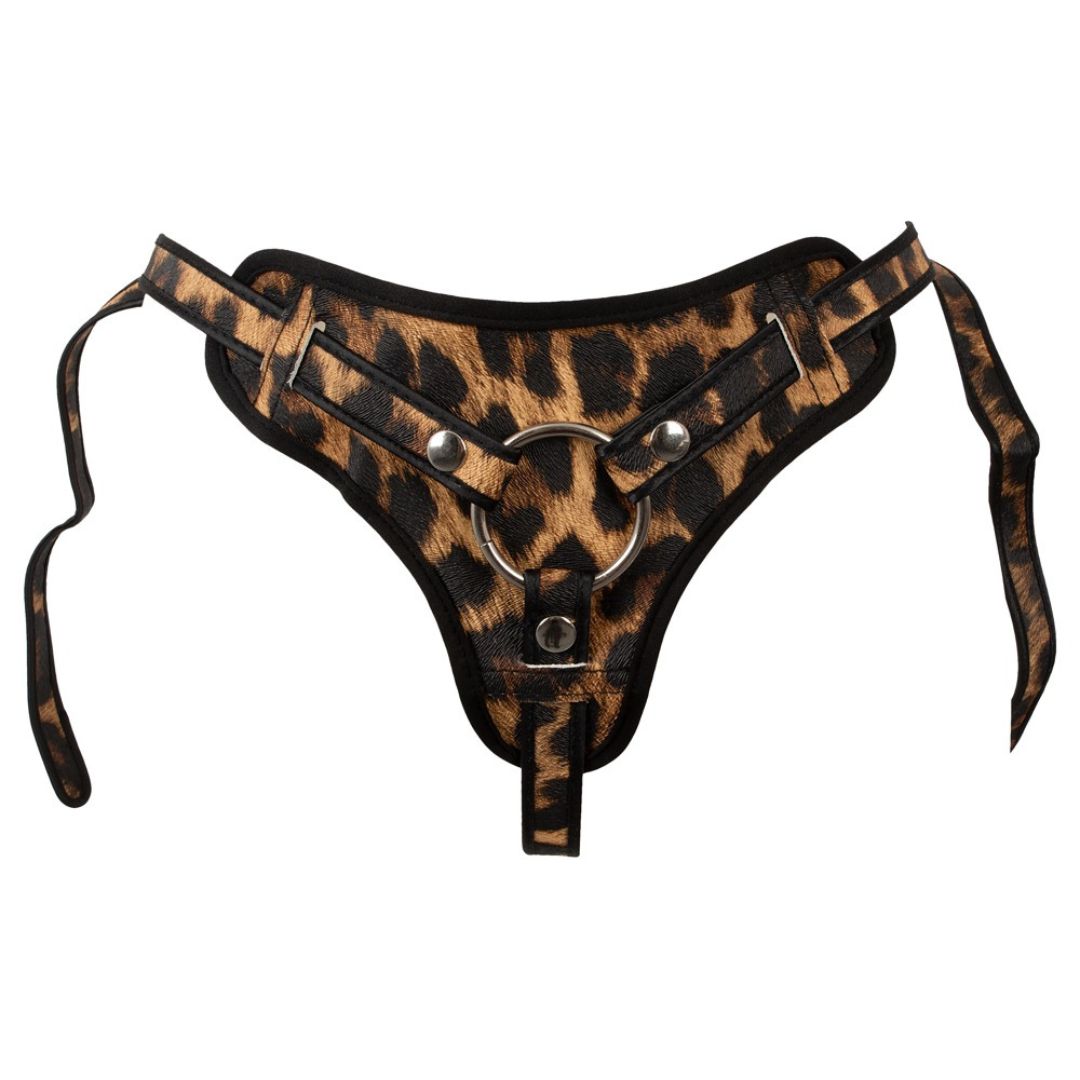 Umschnallstring im Leo-Look