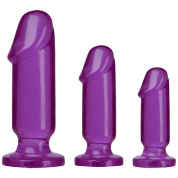 Crystal Jellies Analplug Anal Startpaket - Lila