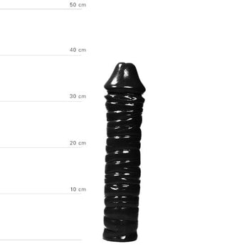 All Black Riesendildo Extra großer Dildo in Schwarz