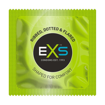 EXS Condoms Kondome gerippt & genoppt 100 - 500 Stück