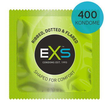 EXS Condoms Kondome gerippt & genoppt 100 - 500 Stück