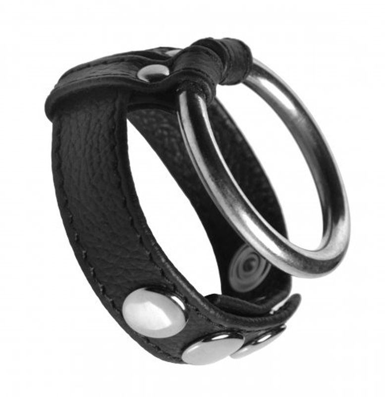 Black Label Stainless Steel Round Cock Ring 6 mm: Edelstahl-Penisring (50mm)