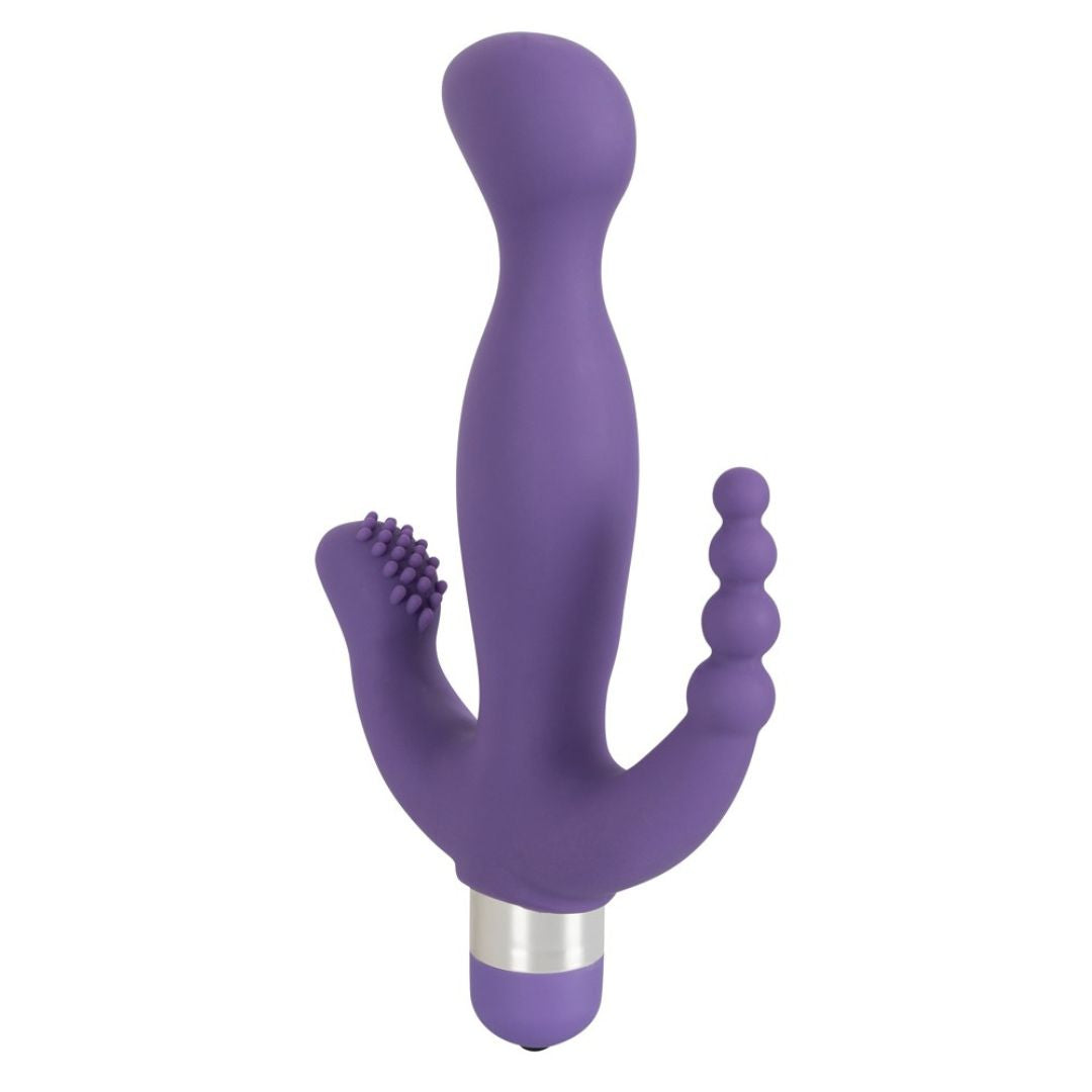 Rabbitvibrator 3 Pointer mit Anus-Reizarmen