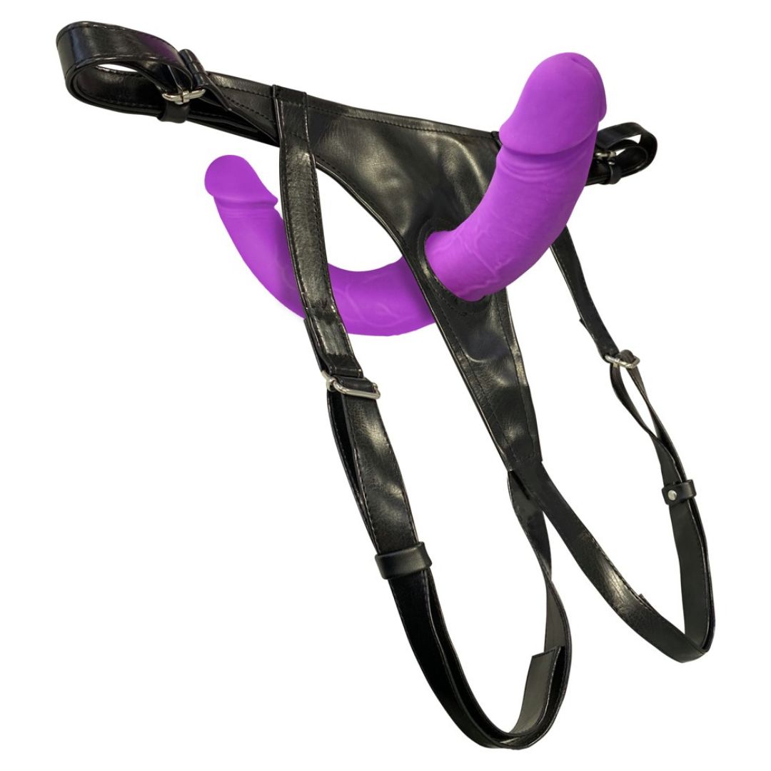 Super Soft Double Strap-On mit Doppeldildo