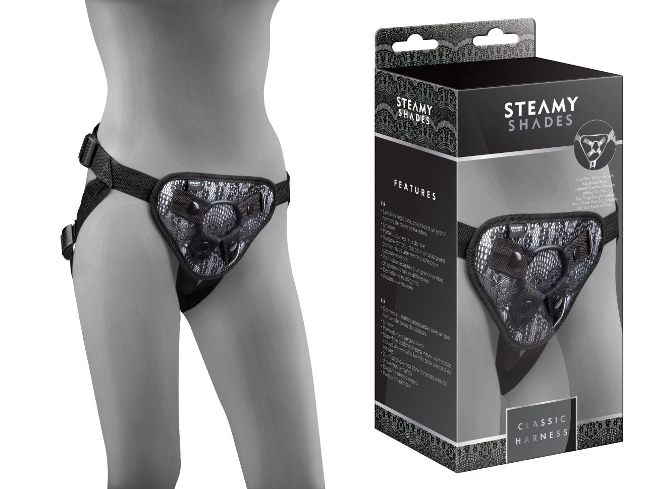 Envy Strap-on-Gurtzeug mit Dildo - Lila