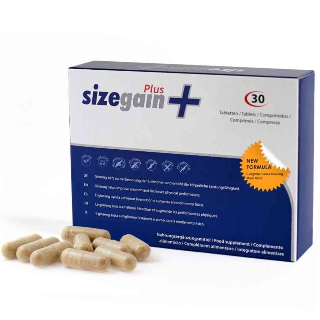 Kapseln 'SizeGain Plus' für Penis Vergrößerung