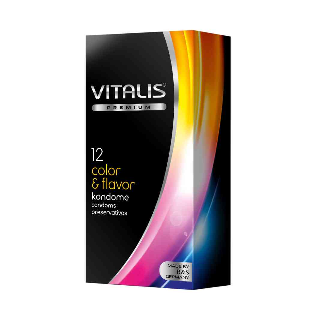Kondome 'VITALIS colour & flavour'