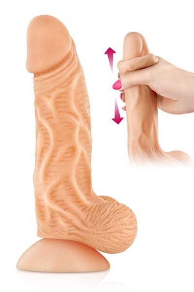 Dildo mit beweglicher Haut 18,5 x 4 cm