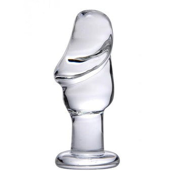 Prisms Erotic Glass Analplug Asvini Gläserner Buttplug - Durchsichtig